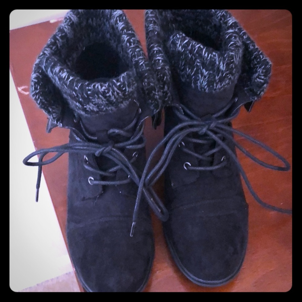 Wedge Booties size 7.5